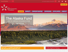 Tablet Screenshot of alaskacf.org